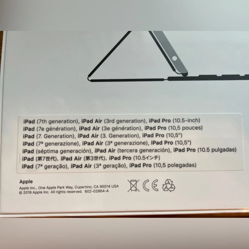 Sealed Apple iPad / iPad Pro / iPad Air Smart Keyboard Black MX3L2LL/A A1829